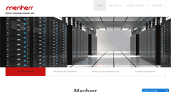 Desktop Screenshot of menherr.com