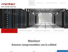 Tablet Screenshot of menherr.com